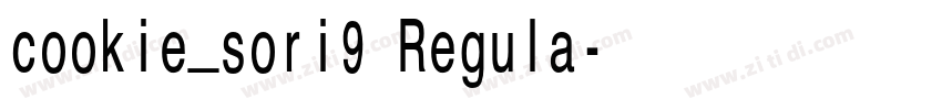 cookie_sori9 Regula字体转换